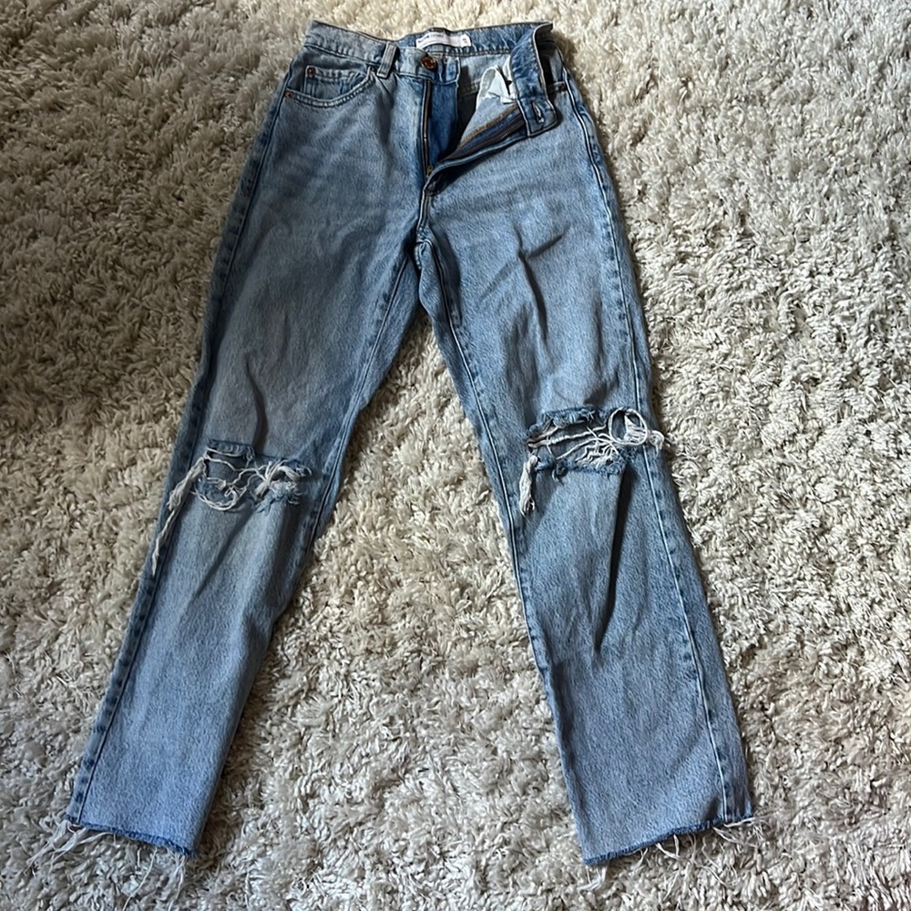 garage vintage straight jeans